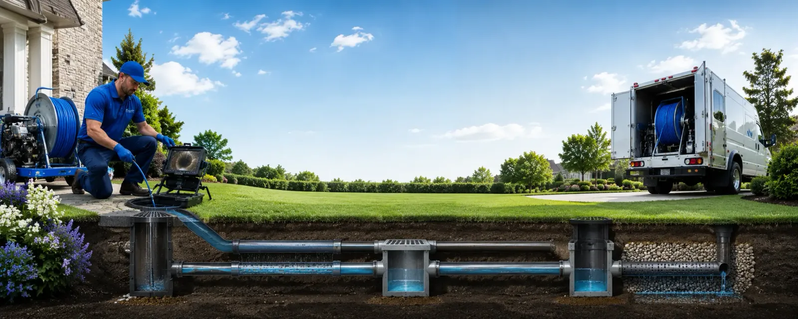 Outdoor drain cleaning information for Lochgelly, WV